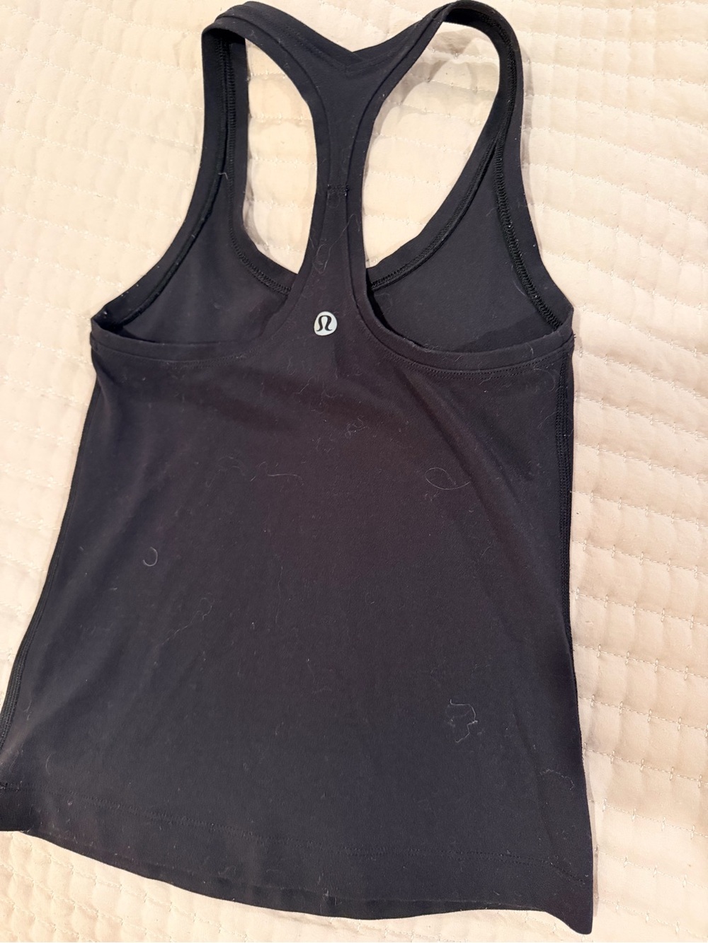 lululemon athletica Black Racerback Performance Tank